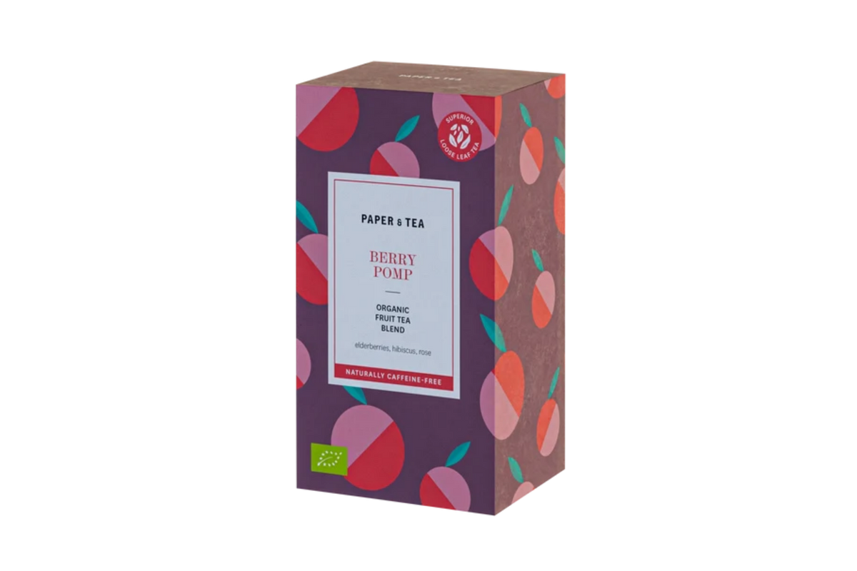 Fruit tea blend 'BERRY POMP', organic